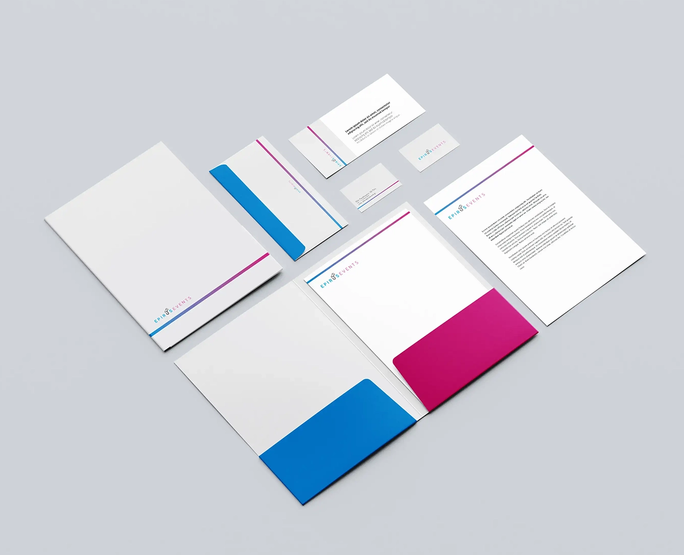 Epirus Events — εταιρική ταυτότητα και branding — Square Design Studio Ιωάννινα