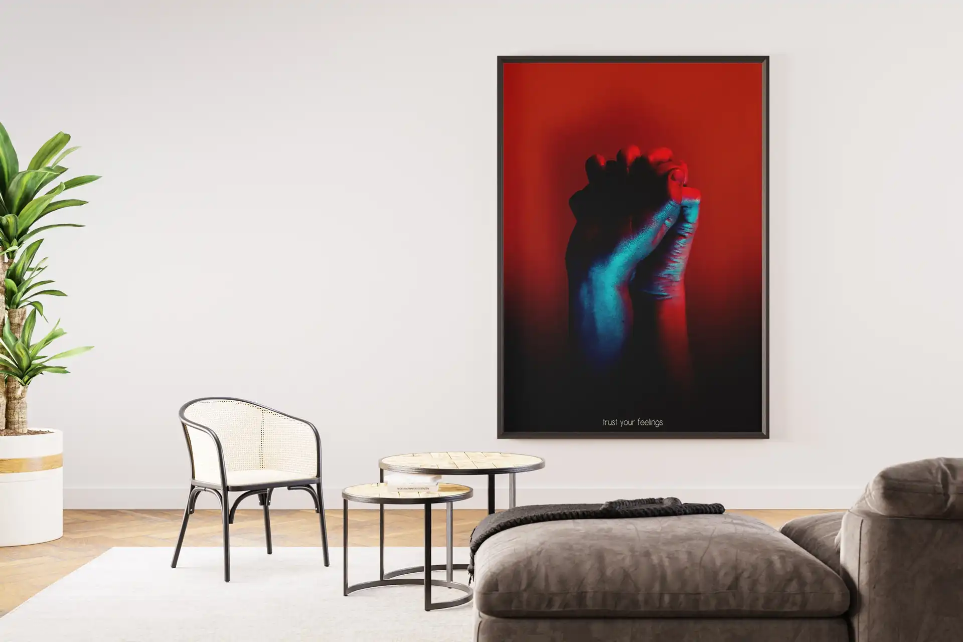 Poster design με δυναμική σύνθεση και οπτική ταυτότητα από το Square Studio