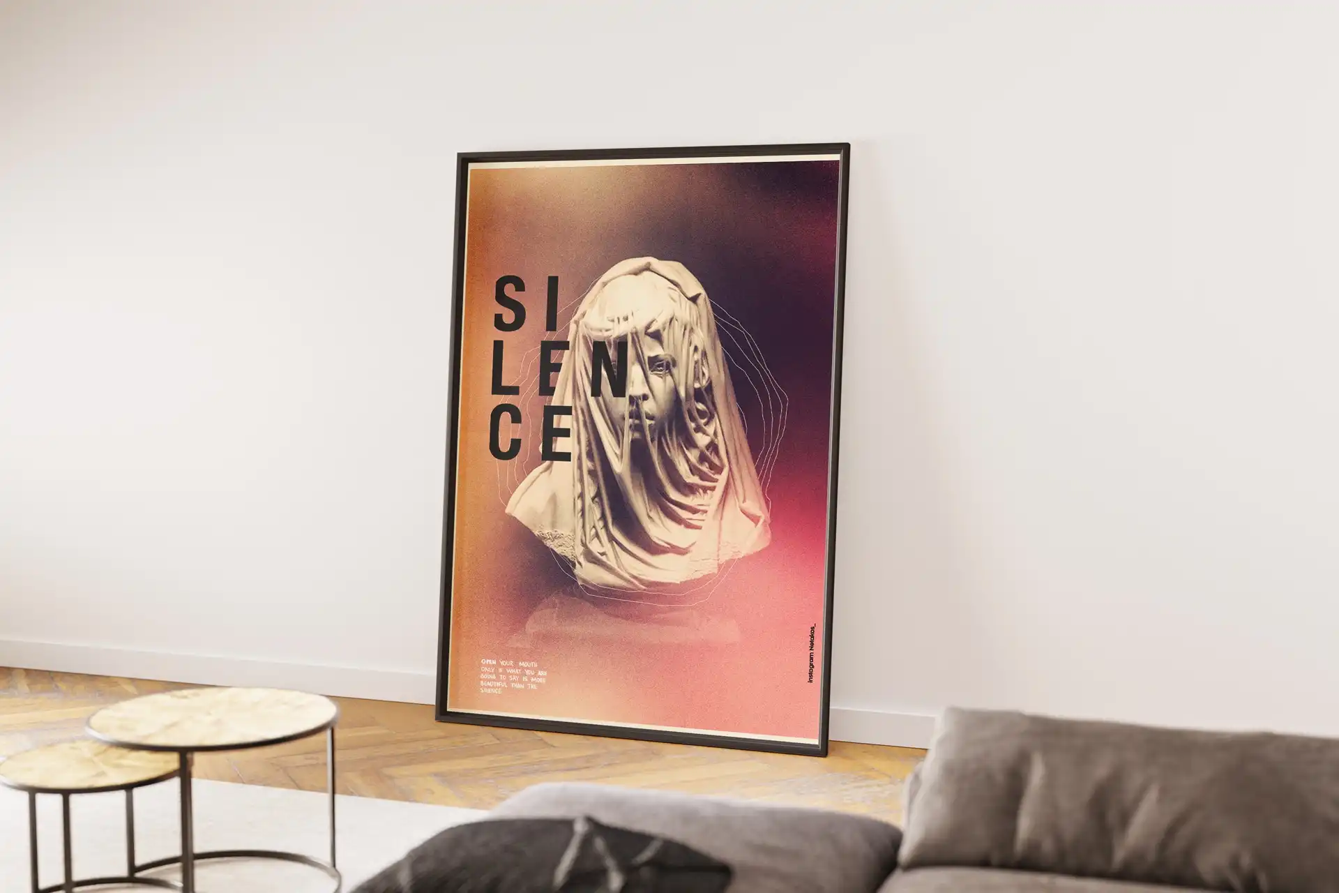 Poster design με δυναμική σύνθεση και οπτική ταυτότητα από το Square Studio
