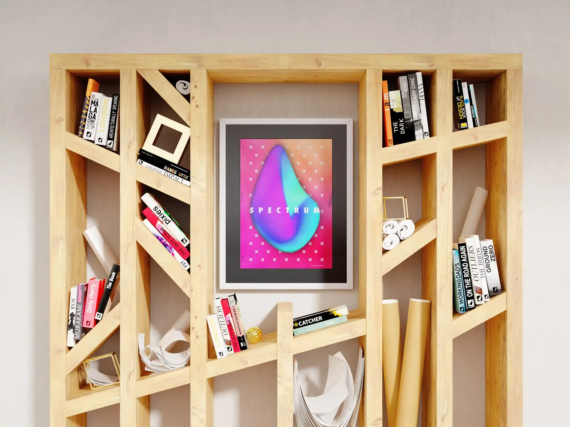 Poster design με δυναμική σύνθεση και οπτική ταυτότητα από το Square Studio