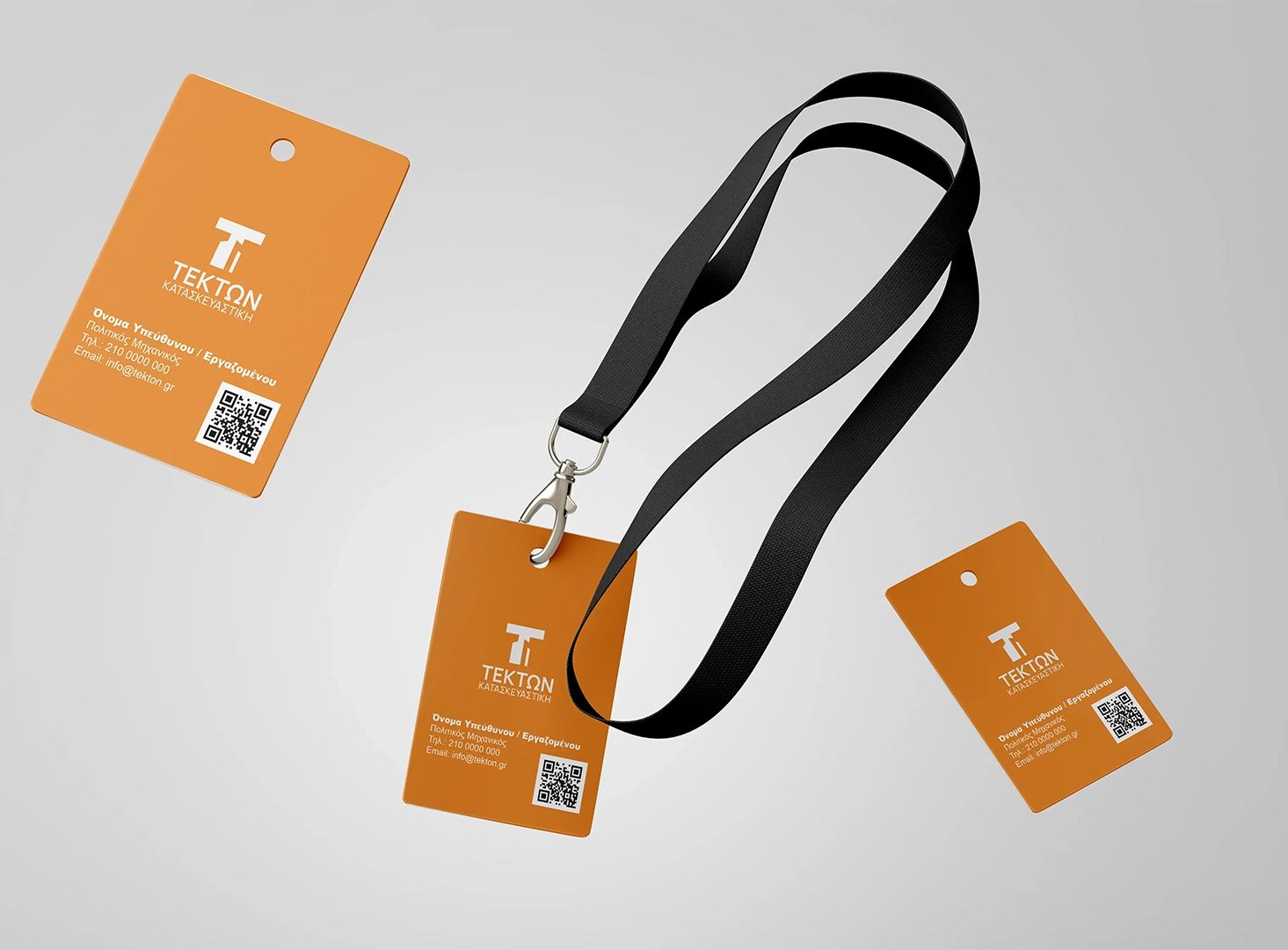 ID card ΤΕΚΤΩΝ – branding εταιρικής ταυτότητας – δημιουργικό γραφείο Square Design Studio